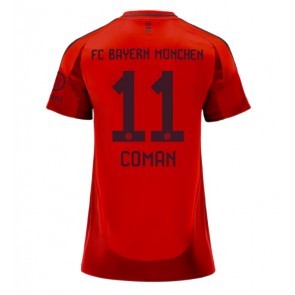 Bayern Munich Kingsley Coman #11 Dámské Domácí Dres 2024-25 Krátký Rukáv